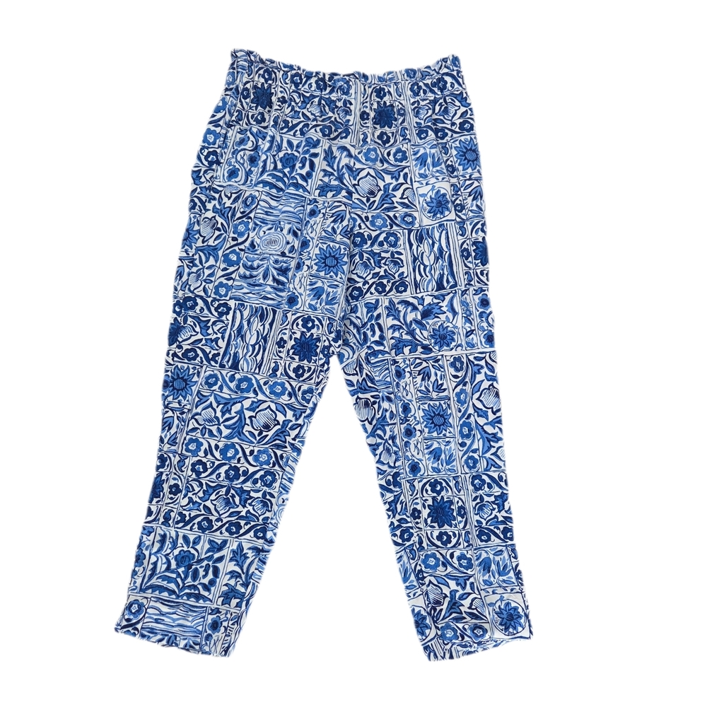 Ann Taylor Blue And White Pants Women's Size MP